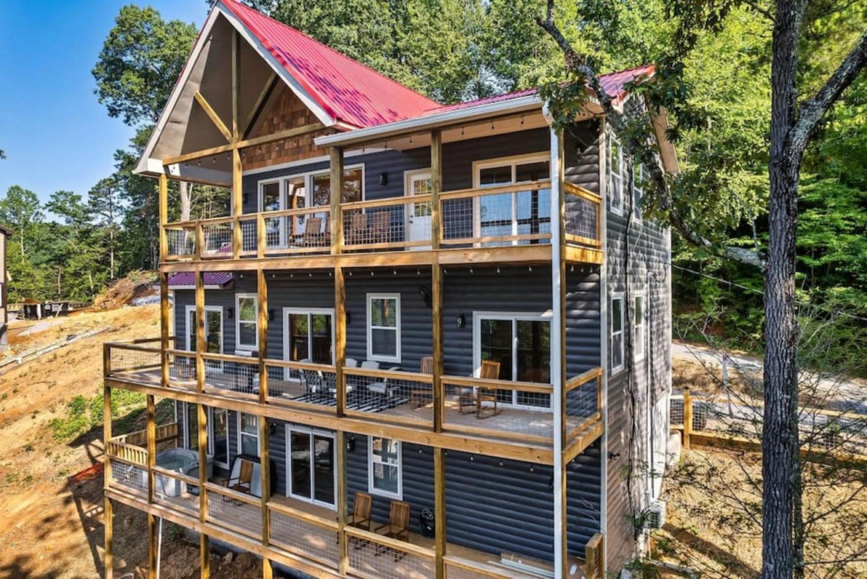 Tranquil Mountain Getaway By Ghosal Luxury Lodging Gatlinburg Exterior foto