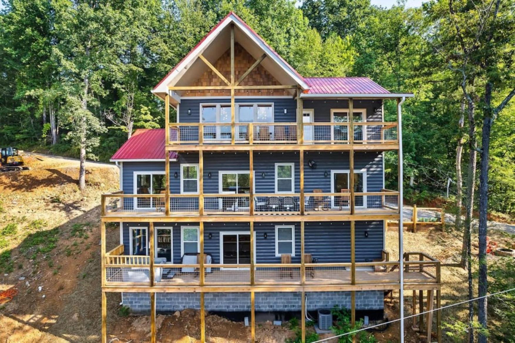 Tranquil Mountain Getaway By Ghosal Luxury Lodging Gatlinburg Exterior foto