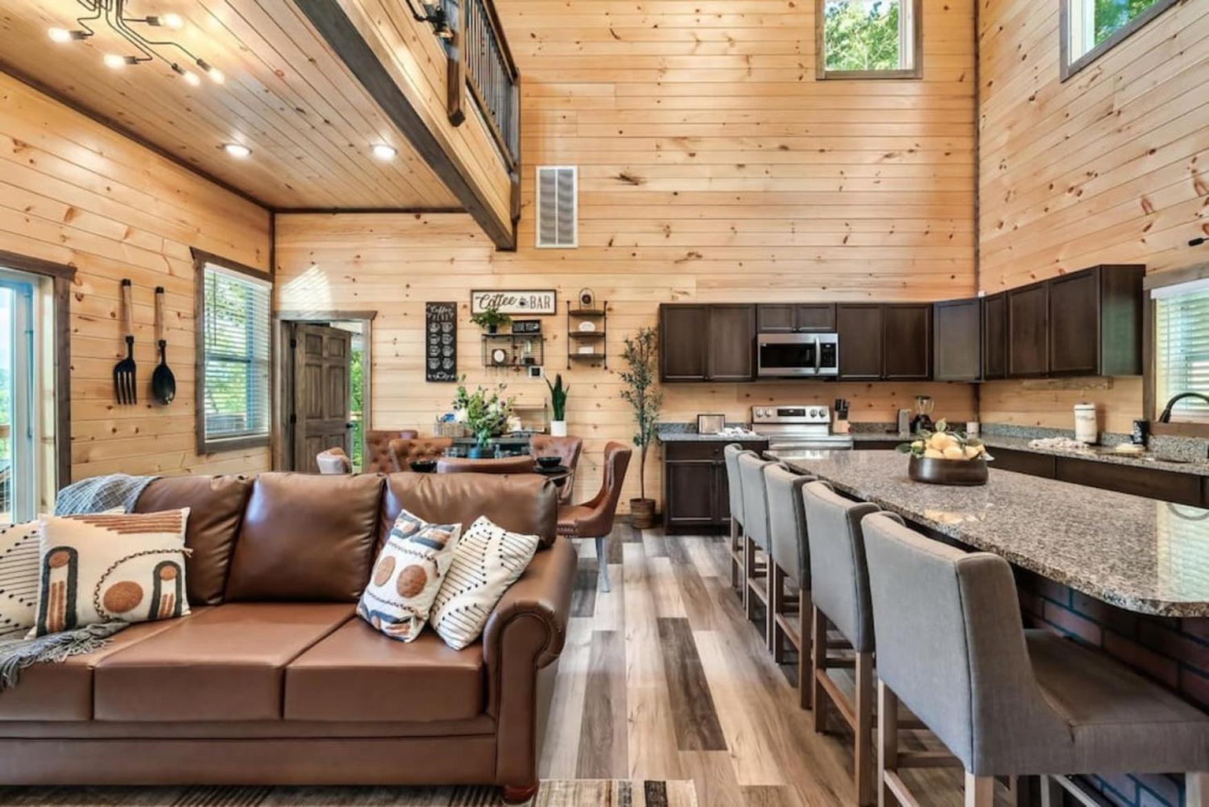Tranquil Mountain Getaway By Ghosal Luxury Lodging Gatlinburg Exterior foto